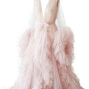 Tulle Maternity robe dress